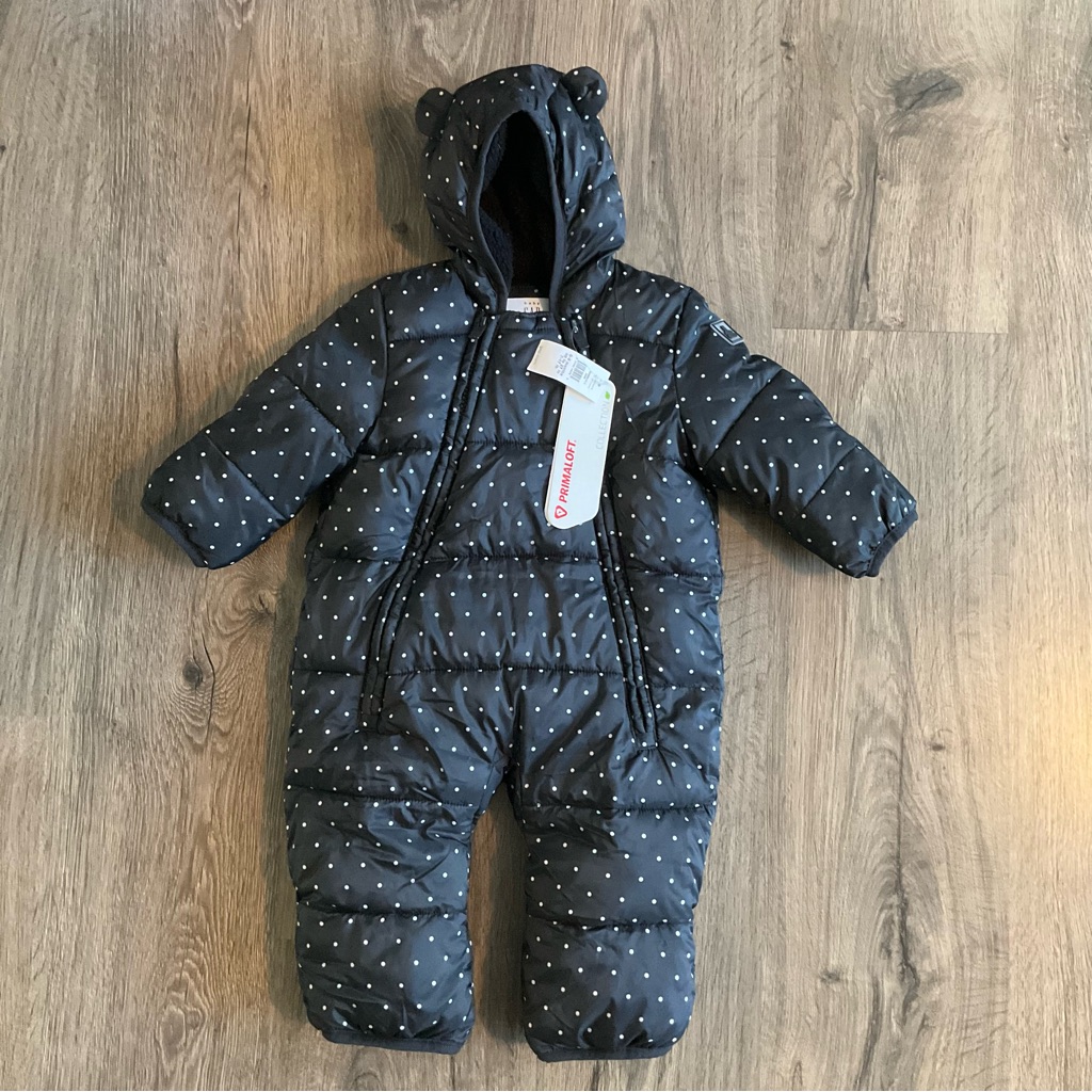Baby Girl Gap Cold Control Ultra Max Snowsuit Size 0-6 Months